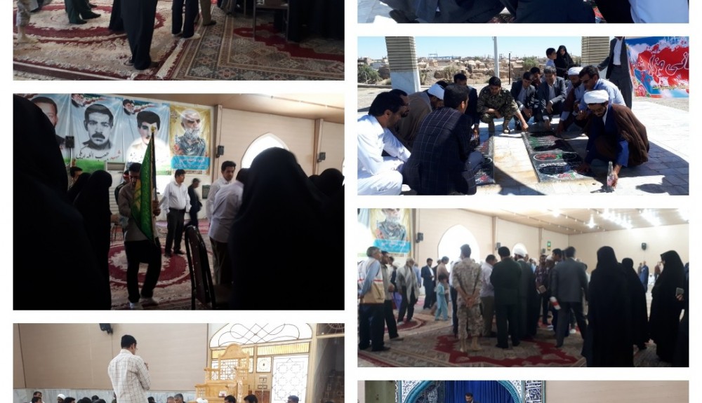 دیدار مسئولین با امام جمعه شهرستان زهک به مناسبت هفته عقیدتی سیاسی و هفته معلم