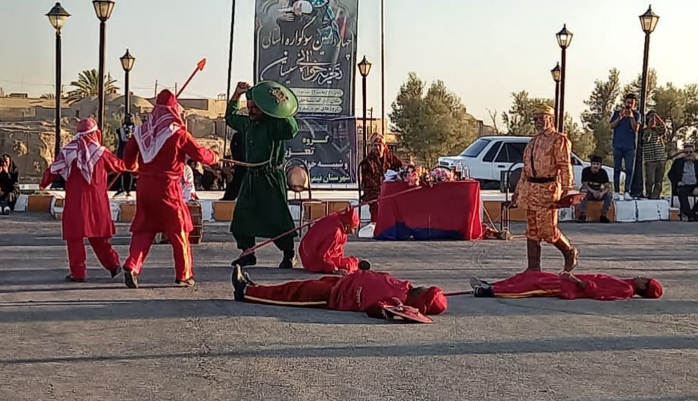 آخرین روز از چهاردهمین سوگواره استانی تعزیه خوانی سمتی سیستان  در شهرستان زهک اجرا شد .